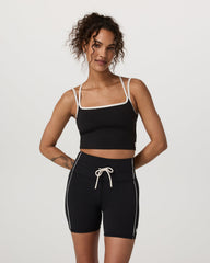 Daily Layered Tank Women's Black Performance Top | Vuori shop