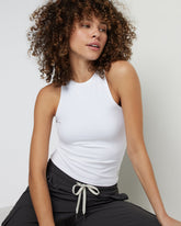 Vuori AllTheFeels Crew Tank White | Vuori sale