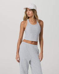 Elevation Racerback Tank Light Heather Grey | Vuori onsale