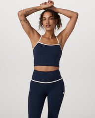 Vuori AllTheFeels™ Corset Tank Women's Blue Coast Top | Vuori online