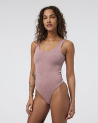 Sleeveless Halo Bodysuit Zion Rose Heather | Vuori onsale