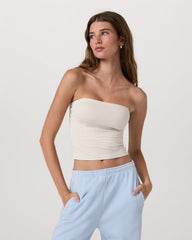Halo Tube Top Women's Ecru Heather Tube Top | Vuori outlet