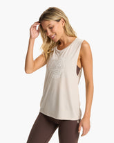 The Rise The Shine Tank Heather Dust | Vuori onsale
