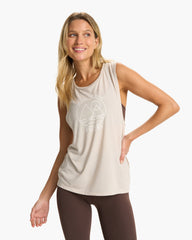 The Rise The Shine Tank Heather Dust | Vuori onsale