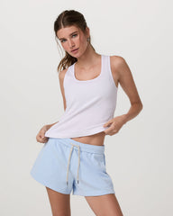 Pose Layering Tank Women's White Tank Top | Vuori shop