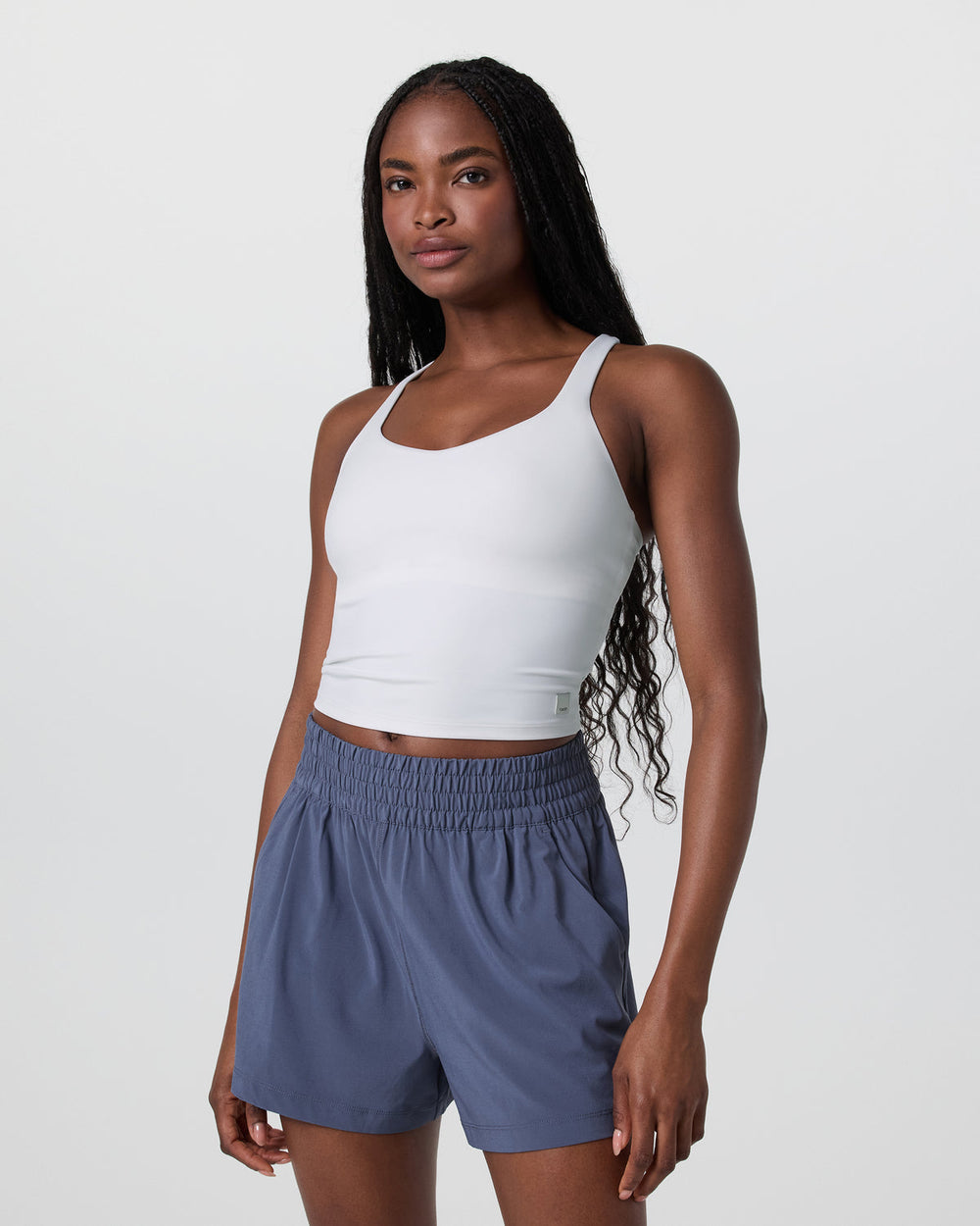 Dynamic Tank White Racerback Tank | Vuori shop