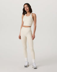 Elevation Racerback Tank Women's Bone Heather Top | Vuori sale