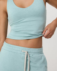 Halo Performance Crop 2.0 Sea Spray Heather | Vuori onsale