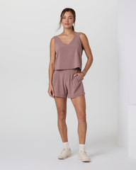 Villa Cropped Tank Zion Rose | Vuori for sale