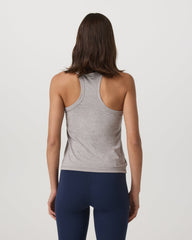 Lux Racerback Tank Women's Light Heather Grey Top | Vuori discount