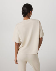 Short Sleeve Maven Oversized Tee Women's Bone Tee Shirt | Vuori sale