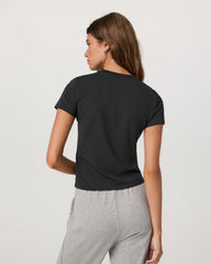Short Sleeve Feather Classic Tee Washed Black T-Shirt | Vuori discount