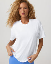 Energy Long Tee Women's White Performance Tee Shirt | Vuori online