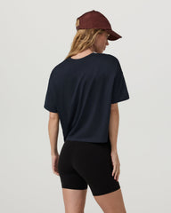 Energy Tee Women's Black Heather Oversized Tee | Vuori discount
