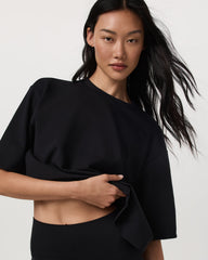 Short Sleeve Maven Oversized Tee Women's Black T-Shirt | Vuori shop