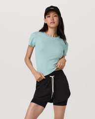 Pose Fitted Tee Sea Spray | Vuori sale