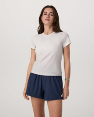 Short Sleeve Feather Classic Tee White Heather T-Shirt | Vuori online