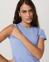 Short Sleeve Feather Baby Tee Women's Bluebell T-Shirt | Vuori outlet