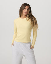 Long Sleeve Pose Crew Women's Lemon Snap Long Sleeve | Vuori online