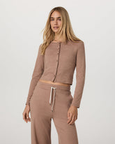 Halo Cardigan 2.0 Women's Nutmeg Heather Cardigan | Vuori onsale