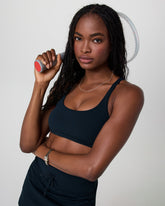 Yosemite Bra Ink Strappy Sports Bra | Vuori shop