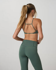 Vuori AllTheFeels™ Strappy Back Bra Women's Agate Green Bra | Vuori outlet