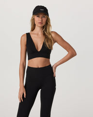 Vuori AllTheFeels™ Triangle Bra Women's Black Bra | Vuori discount