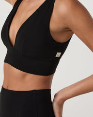 Vuori AllTheFeels™ Triangle Bra Women's Black Bra | Vuori discount