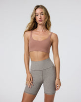 Yosemite Bra Sedona Brown Strappy Sports Bra | Vuori sale