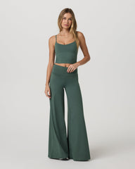 Halo Easy Wideleg Pant - Long Women's Agate Green Pants | Vuori shop
