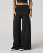 Halo Easy Wideleg Pant - Short Women's Solid Black Pants | Vuori outlet