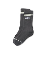 Vuori Crew Sock Charcoal Performance Crew Socks | Vuori online