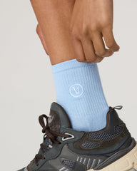 Half Crew Sock Crystal Blue Socks | Vuori outlet