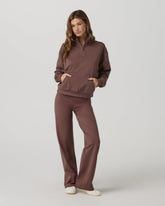 Granite Foldover Straight Leg Women's Sable Heather Pant | Vuori online