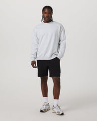 Restore Oversized Crew 2.0 Pale Grey Heather | Vuori outlet