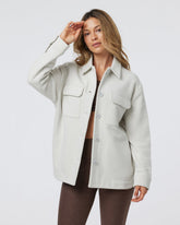 Restore Shirt Jacket Salt French Terry Shirt | Vuori sale