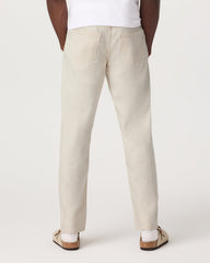 Benton Stretch Twill Pant Classic Fit 32" Natural Jeans | Vuori shop