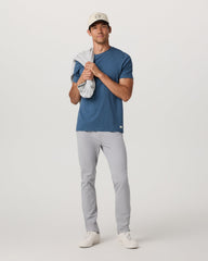 Meta Pant Athletic Slim Fit 34" Sea Fog 5-Pocket Pants | Vuori for sale