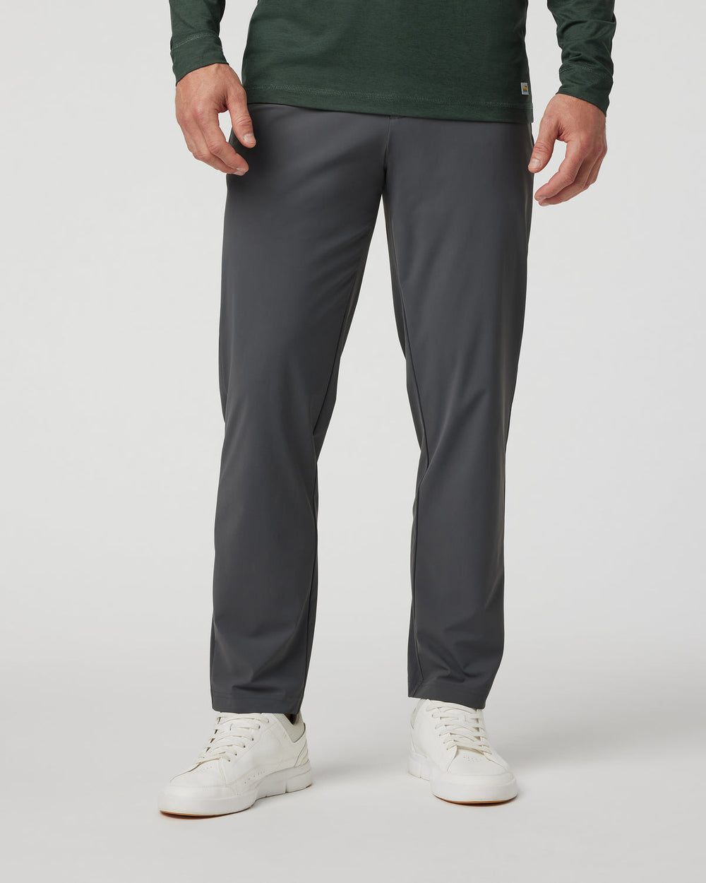Fleet Chino Pant Athletic Slim 30" Charcoal | Vuori onsale
