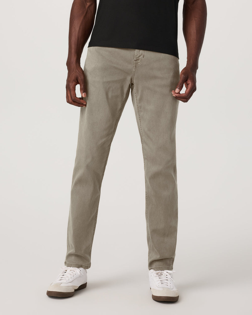 Benton Stretch Twill Pant Athletic Slim Fit 32" Taupe | Vuori discount