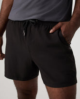 Kore Short Lined 5" Black Tonal Athletic Shorts | Vuori for sale