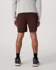 Elevate Kore Short Lined 7" Men's Burgundy Shorts | Vuori online