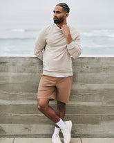 Meta Short 8" Men's Pecan Classic Chino Shorts | Vuori sale