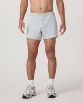 Qualify Short Lined 5" Men's Sky Grey Training Shorts | Vuori shop