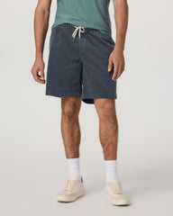 Optimist Elastic Waist Short 8" Men's Charcoal Shorts | Vuori outlet
