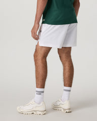Crosscourt Short Unlined 5" Men's White Tennis Shorts | Vuori shop