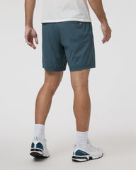 Kore Short Lined 7" Men's Light Deep Sea Athletic Shorts | Vuori onsale