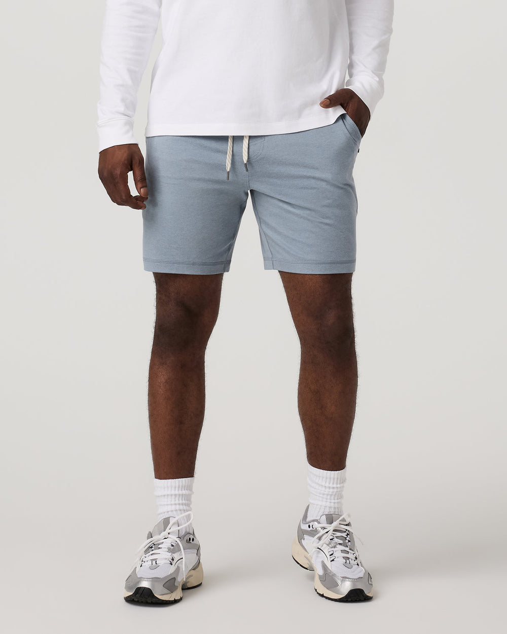 Ponto Performance Short 7" Men's Flint Heather Shorts | Vuori discount