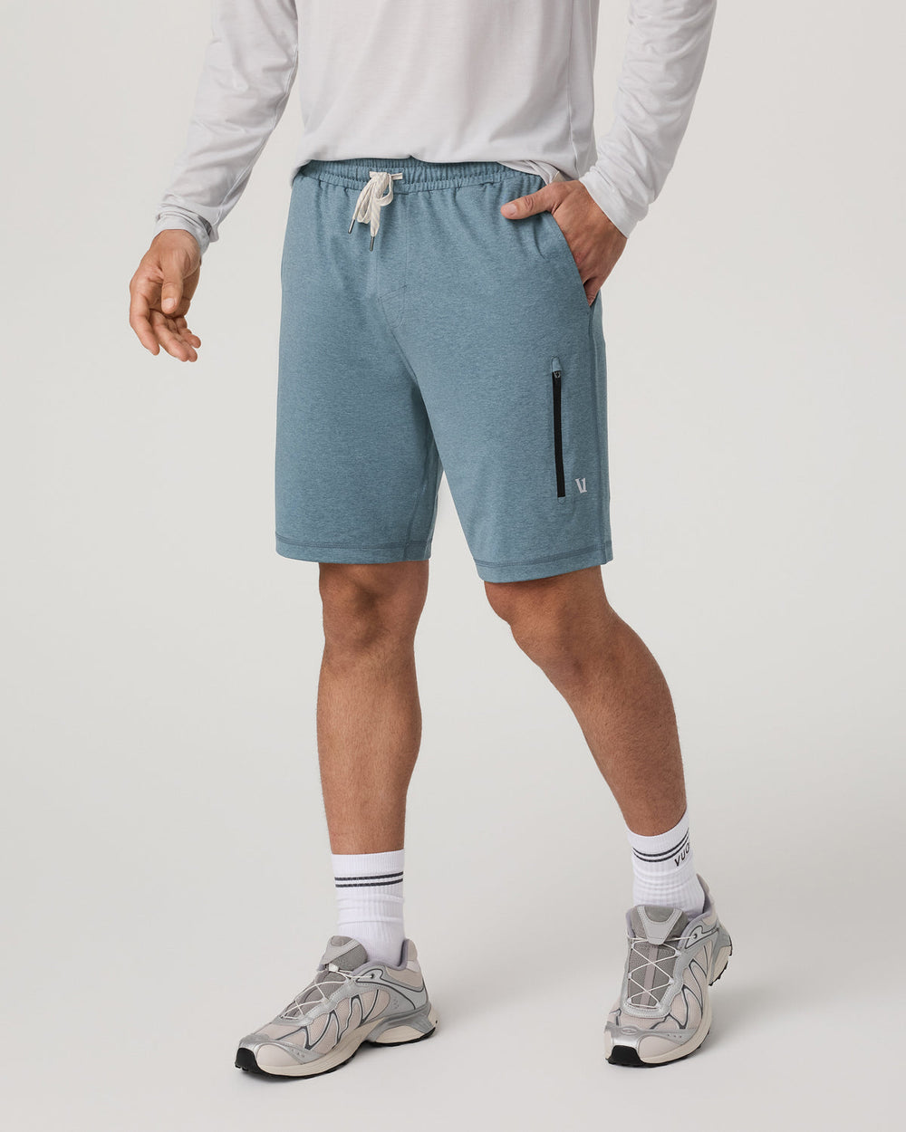 Sunday Performance Short 8" Men's Smoke Blue Shorts | Vuori outlet
