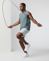 Banks Short Sky Grey Linen Texture Active Shorts | Vuori onsale